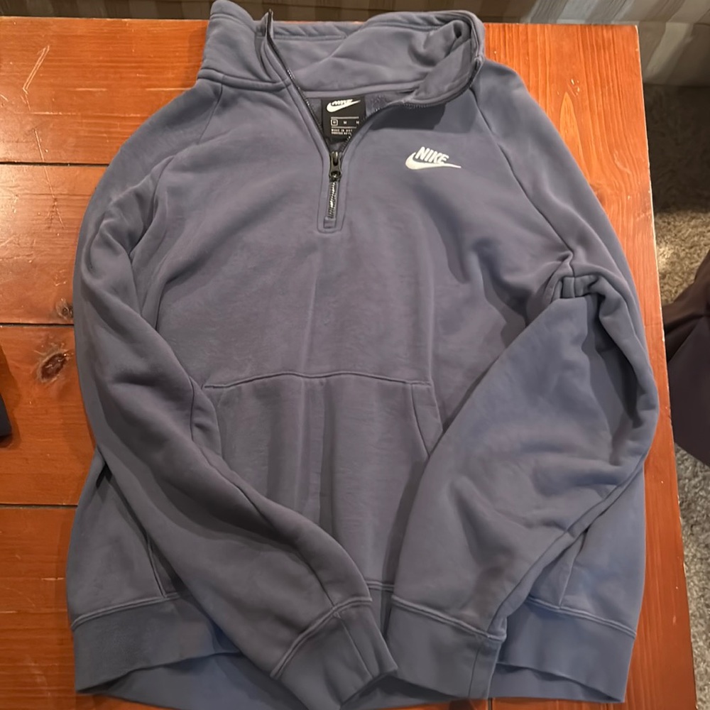 Nike Light Blue Quarter Zip